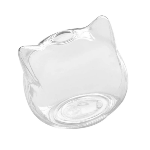 5⭐ rated 🧡 Small Cat Shaped Hollow Glass Vase - Picture 4 of 5
